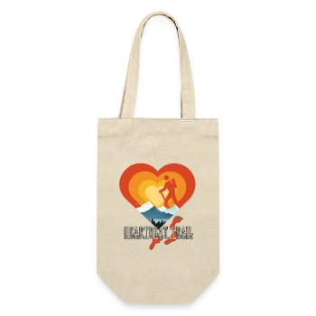 Heartbeat Trail Bergwanderung - Geschenkbeutel für Flaschen - Natur - Vorne
