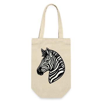 Zèbre - Sac à bouteille - nature - Devant