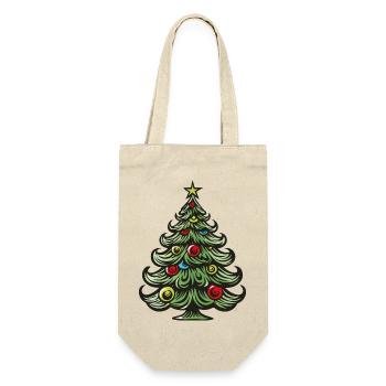 Arbre de Noël - Sac à bouteille - nature - Devant