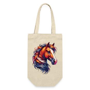 Horse - Gift Bag for Bottles - nature - Front