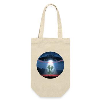 UFO They are watching. - Gift Bag for Bottles - nature - Front