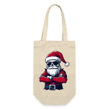 Santa Claus Skull - Gift Bag for Bottles - nature - Front