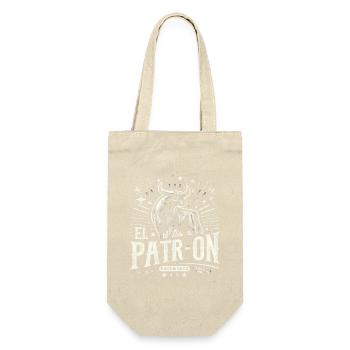 El PatrOn Bull Logo - Gift Bag for Bottles - nature - Front