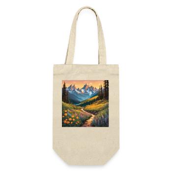 Alpine Meadow Trail - Gift Bag for Bottles - nature - Front