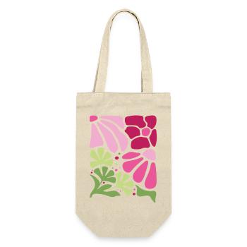 Boho Flowers Spring Summer Garden Nature - Gift Bag for Bottles - nature - Front