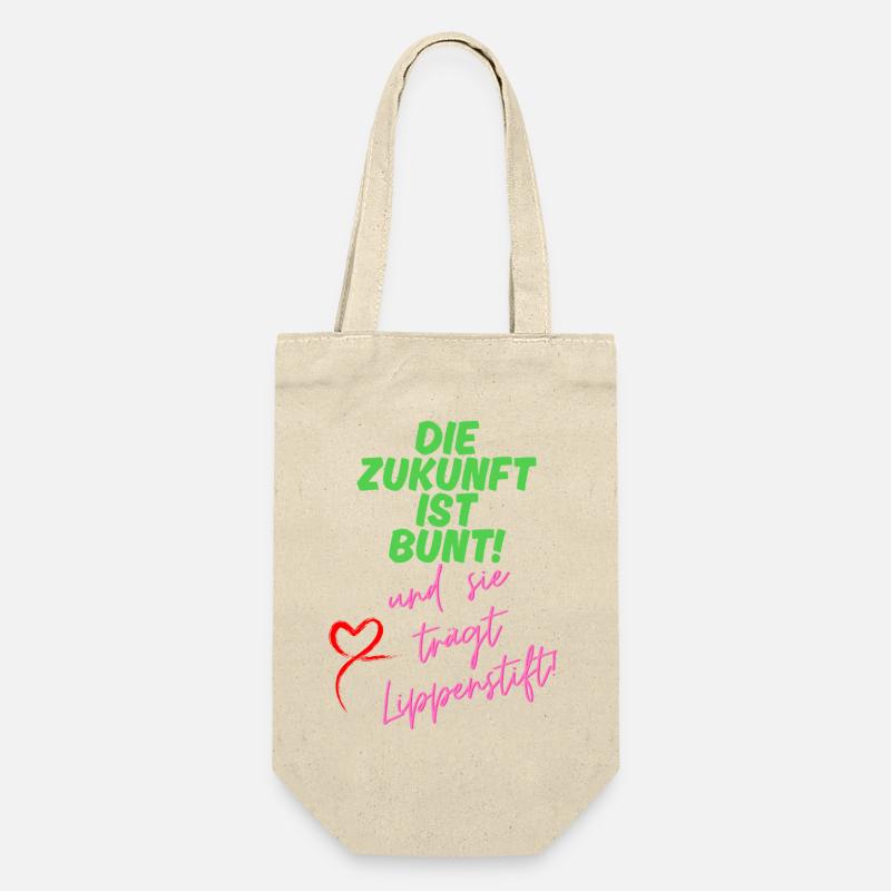 Zukunft - Geschenkbeutel für Flaschen - Natur