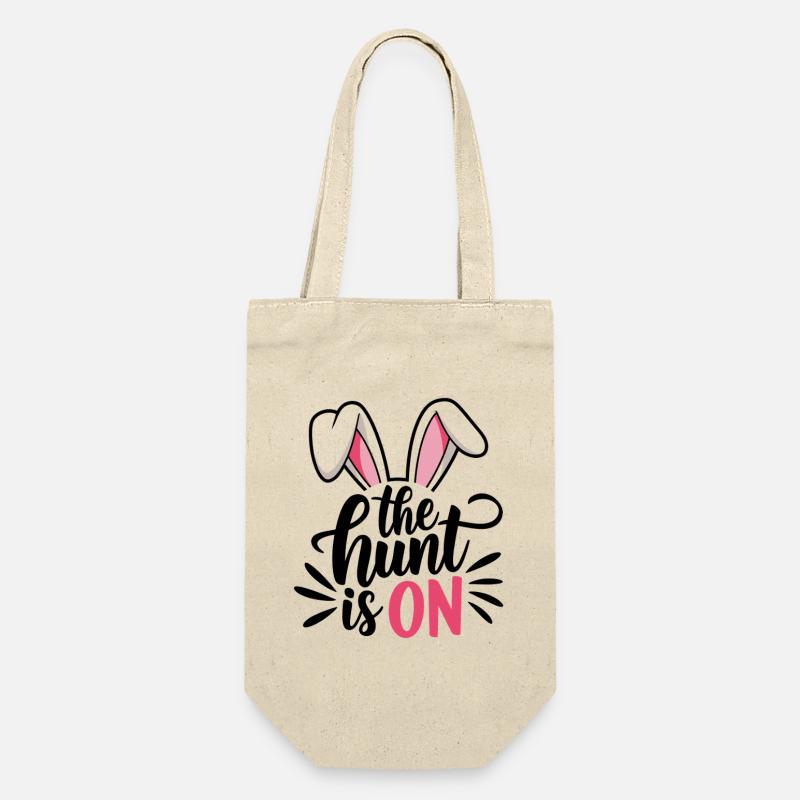 La chasse commence – plaisir du lapin de Pâques ! 🐰🎨 - Sac à bouteille - nature