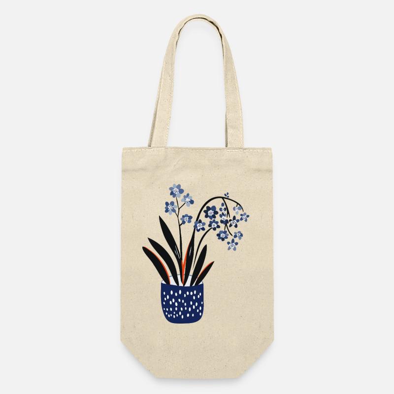 Conception de plante mignonne - Sac à bouteille - nature
