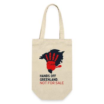 Hands Off Greenland n’est pas à vendre - Sac à bouteille - nature - Devant