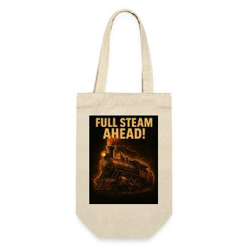Steam locomotive - Gift Bag for Bottles - nature - Front
