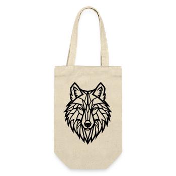 Mystic Wolf – Nature sauvage et liberté - Sac à bouteille - nature - Devant