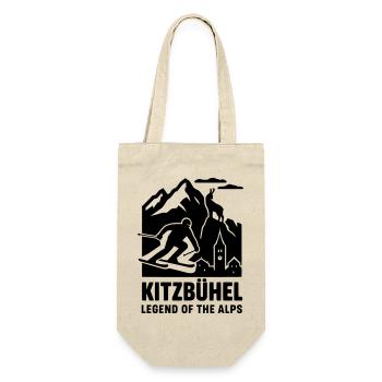 Silhouette de vacances de ski et de sports d'hiver à Kitzbühel - Sac à bouteille - nature - Devant