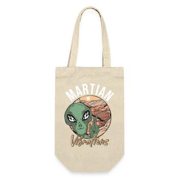 Mars planète espace fusée vintage - Sac à bouteille - nature - Devant