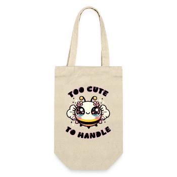 Trop mignon pour être manipulé - Sac à bouteille - nature - Devant