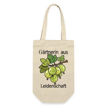 Green Gooseberry Branch Illustration - Gift Bag for Bottles - nature - Front