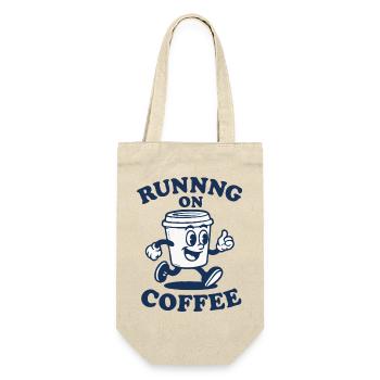 Running On Coffee - Gift Bag for Bottles - nature - Front