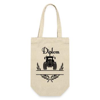 Diplom Tractor – Espace de noms - Sac à bouteille - nature - Devant