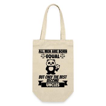 All men are born equal, uncle - Gift Bag for Bottles - nature - Front
