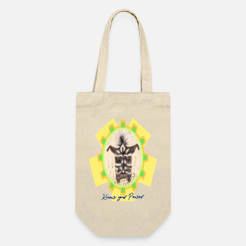 Skunk_Know_your_Power - Gift Bag for Bottles - nature