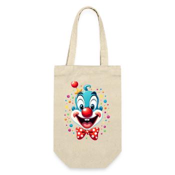 Carnival Clown Costume Carnival Carnival - Gift Bag for Bottles - nature - Front