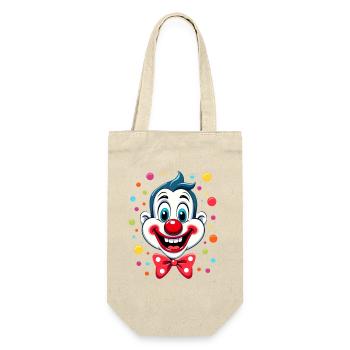 Carnival Clown Costume Carnival Carnival - Gift Bag for Bottles - nature - Front
