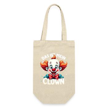 Carnival Clown Costume Carnival Carnival - Gift Bag for Bottles - nature - Front