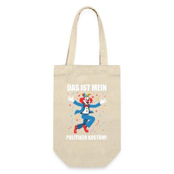 Carnival Costume Politician Carnival Carnival - Gift Bag for Bottles - nature - Front