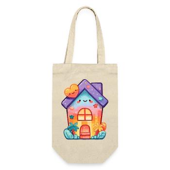 Style de cottage Kawaii en pastel - Sac à bouteille - nature - Devant