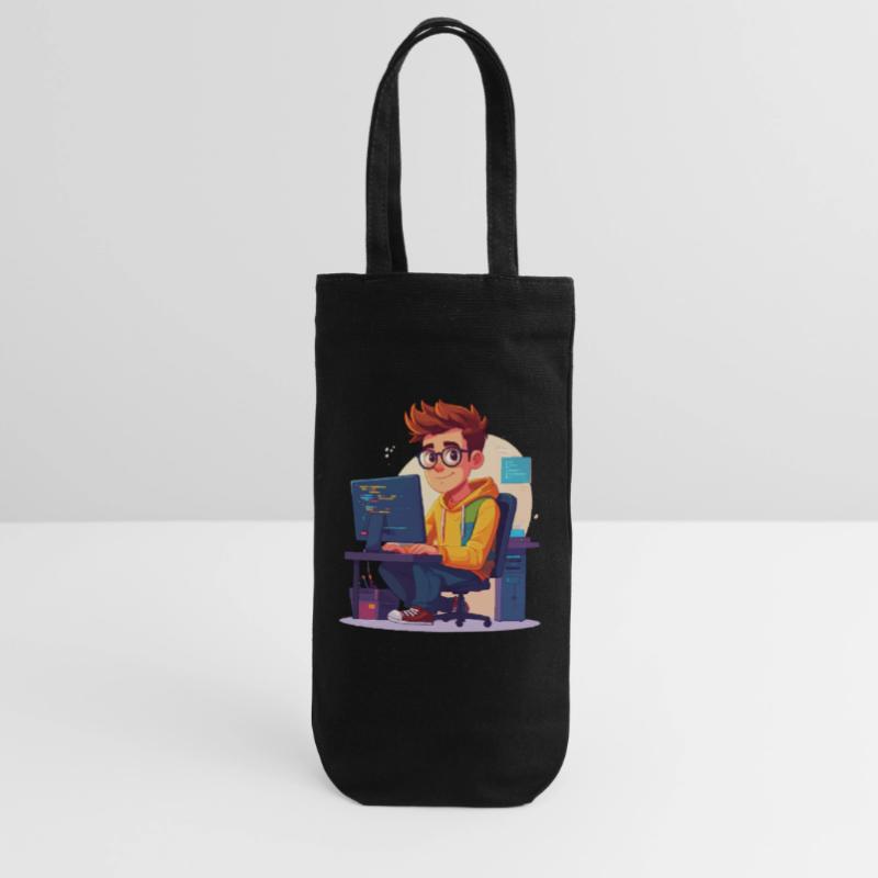 Programmierer oder Nerd Geschenkbeutel für Flaschen