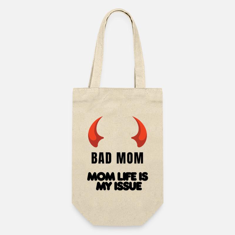 Red Horns Silhouette - Gift Bag for Bottles - nature