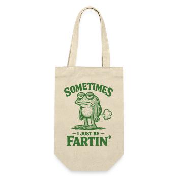 Sometimes I'm just a farting frog. - Gift Bag for Bottles - nature - Front