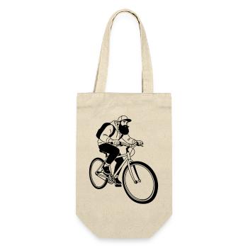 bike hipster - Gift Bag for Bottles - nature - Front
