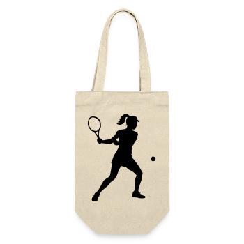 Tennis player - Gift Bag for Bottles - nature - Front