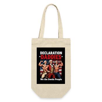 Swole Daddies Declaration - Gift Bag for Bottles - nature - Front