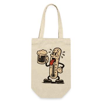 Thermometer in Madness Heat Wave Beer - Gift Bag for Bottles - nature - Front