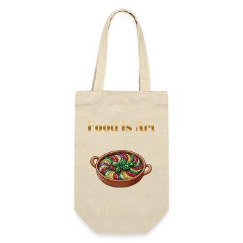 Food Is Art ... Ratatouille - Gift Bag for Bottles - nature - Front
