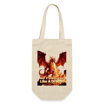 Sois aussi puissant qu’un dragon - Sac à bouteille - nature - Devant