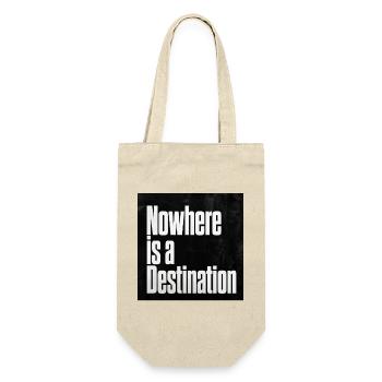 Nowhere is a Destination - Gift Bag for Bottles - nature - Front
