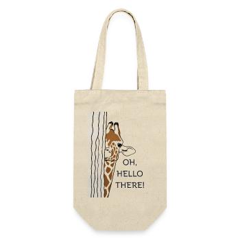 OH,HELLO THERE Giraffe - Gift Bag for Bottles - nature - Front