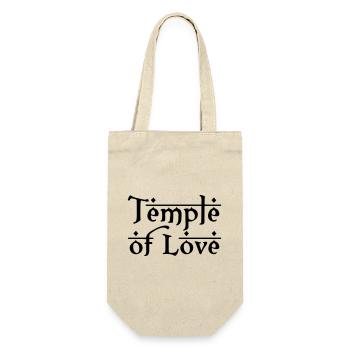 TEMPLE OF LOVE Liebe Tempel - Gift Bag for Bottles - nature - Front
