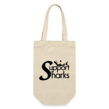 Support Sharks - Gift Bag for Bottles - nature - Front