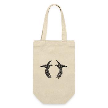 Deux oiseaux - Sac à bouteille - nature - Devant