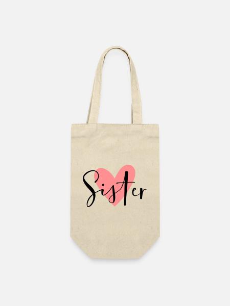 Soeur Coeur Soeur Coeur Chers frères et soeurs - Sac à bouteille - nature