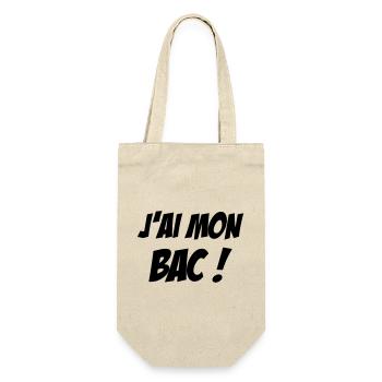 J'ai mon BAC ! - Sac à bouteille - nature - Devant
