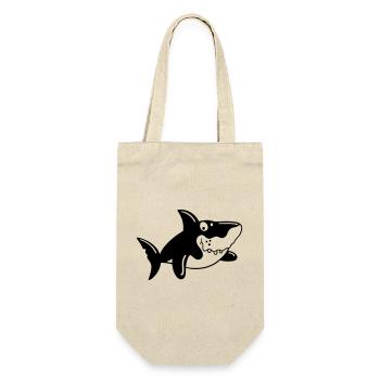 Requin comique - Sac à bouteille - nature - Devant