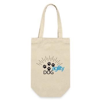 agility - Geschenkbeutel für Flaschen - Natur - Vorne