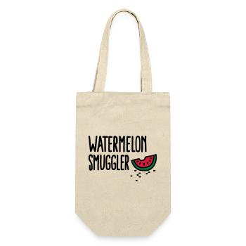Watermelon smuggler - Geschenkbeutel für Flaschen - Natur - Vorne