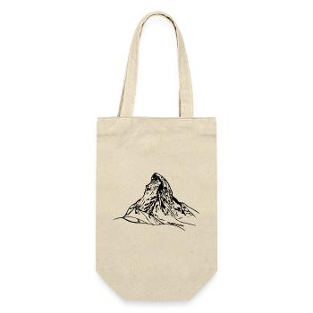 Matterhorn Berg, Alpen, Schweiz Horn mountains - Geschenkbeutel für Flaschen - Natur - Vorne