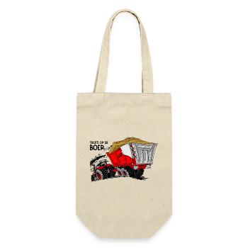0954 Proud of the farmer COLOR - Gift Bag for Bottles - nature - Front