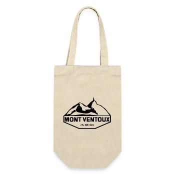 Mont Ventoux Slim Black Edition - Geschenkbeutel für Flaschen - Natur - Vorne